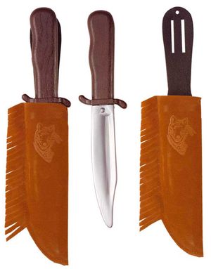 Indianerkniv med Hylster - 28 cm