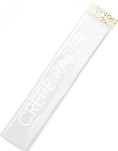Hvitt Kreppapir 50x250 cm