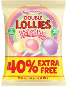 Swizzels Double Lollies / Kærligheder 130 gram