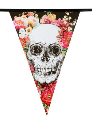 Day of the Dead Banner med Vimpel Flagg 6 meter 
