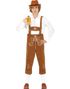 Brun Oktoberfest Kostyme til Mann - Strl L