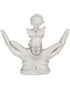 Raised to Heaven - Engel i Beskyttende Hænder Figur 11 cm