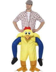 Kylling Piggyback Ride - Unisex Luksuskostume