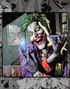 The Joker Doomsday Clock - Krystallklart Veggbilde 32x32 cm