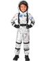 Sølvfarget Astronaut Barnekostyme - 5-7 ÅR
