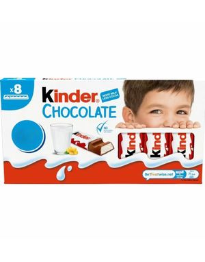 8 Stk Kinder Sjokolader 100 gram