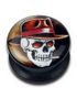 Gangster Skull - Sort Piercing Plug