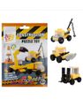 Construction Puzzle Toy Candy - Jelly Beans og Assorteret Byggemaskine Legetøjsfigur