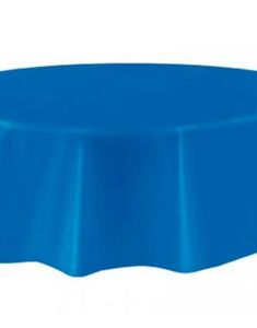 Royal Blå Rund Plastdug 213 cm