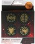 4 stk Forskjellige Lisensierte Game Of Thrones Metallbrikker