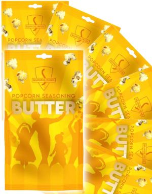 16 stk Sundlings Premium Popcorn Krydder - Smør - Hel Æske 416 gram