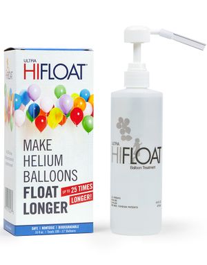 Hi-Float med Pumpesæt til Latexballoner 473 ml - op til 25 gange længere svæve-tid!