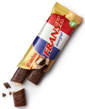 Marabou Fransk Nougat - Chokolade med Nougatkerne 46 gram
