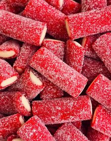 1 kg Vidal Sure Tykke Jordbær Lakrisstenger i Pose