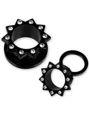 Star Shape - Sort Tunnel Piercing