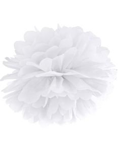 Hvid Pom Pom 35 cm