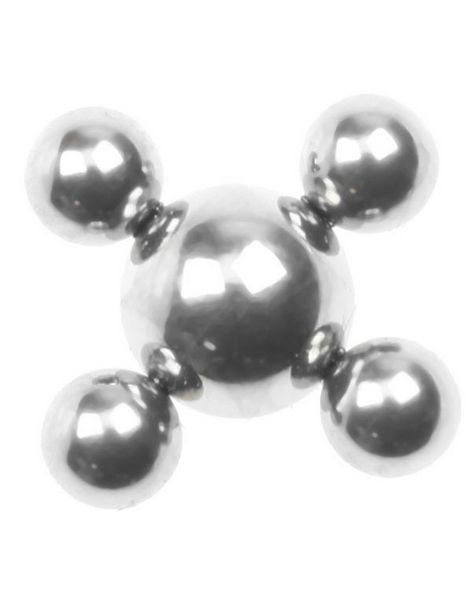 Chrome Bold - 5 mm Stålkugle til 1,6 mm Stang