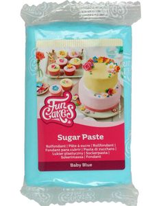 Funcakes Fondant - Baby Blue / Babyblå 250 gram