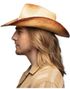 Cowboyhatt i Strå med Perledetaljer