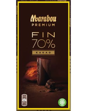 Marabou Premium Fin 70% Kakao Plade Chokolade 100 gram