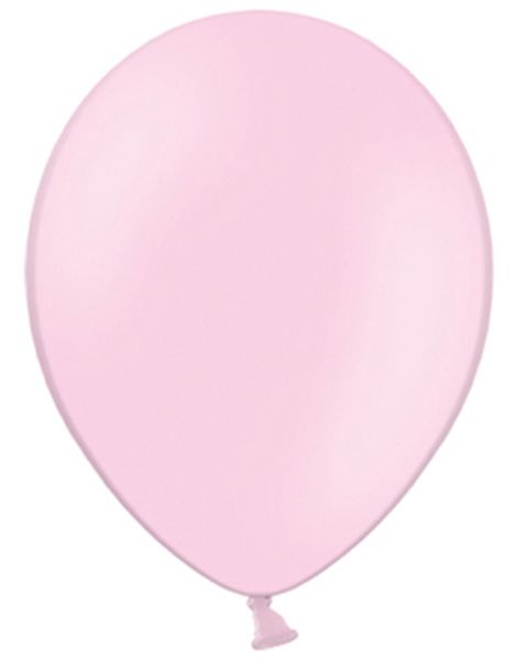 100 stk 13 cm - MEGAPACK - Baby Rosa Små Balloner