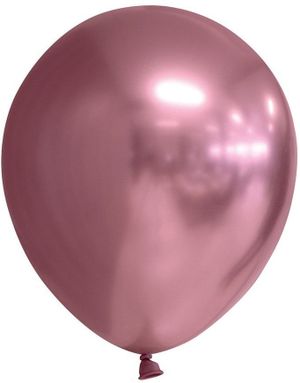 6 stk. 30 cm - Glossy Rosa Ballonger