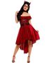 Day of the Dead Devil - Kostyme til Dame - X-Small