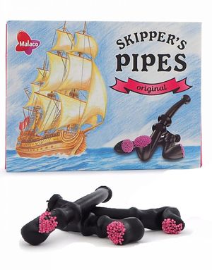 60 stk Skippers Pipes Original / Lakridspibe - Hel Æske