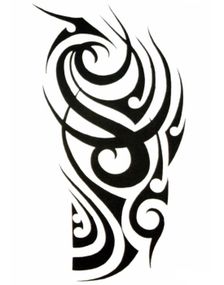 Maori Mark (Fake Tattoo)
