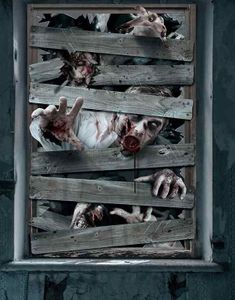 Zombie Vindudekorasjon 80x120 cm