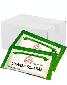 DATO PRODUKT - 100 stk Premium Japansk Sojasovs Portionspakker 1 kg (Japan)