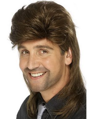 Jason/Mullet Paryk - 80'er - Brun