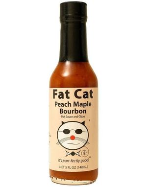 Fat Cat - Peach Maple Bourbon - Hot Saucce and Glaze 148 ml (USA)