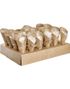 Stativ/Konfettiholder med 24 Konfettikjegler - Rustic Romance