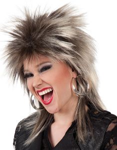 Mørk Blond Tina Turner Inspireret Paryk