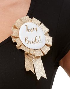 Rosé Guldfarvet Team Bride Rosæt