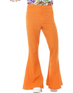 Orange Trumpetbukser til Mand