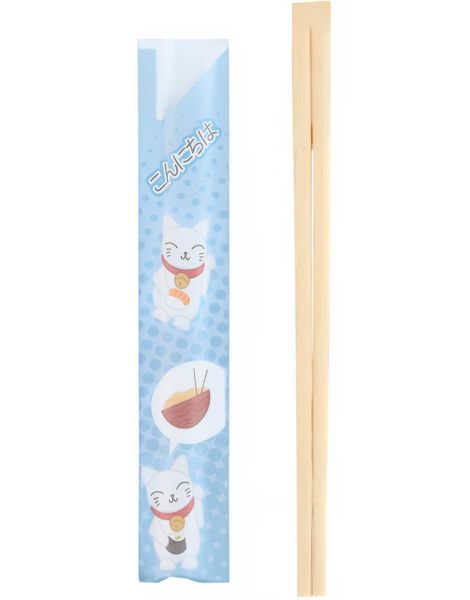 100 par Spisepinner i Bambus for Barn 18 cm
