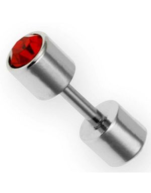 To Røde Sten - Fake Piercing