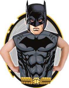 Licenseret DC Comics Batman Kostume til Børn - Str 3-6 ÅR