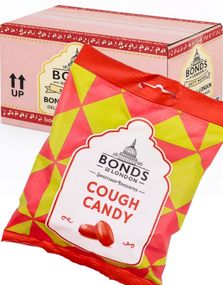 12 stk Cough Candy - Anis Sukkertøy - Bonds of London - Hel Eske 1,44 kg (UK)