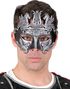 Sølvfarvet Øjenmaske Græsk/Romersk