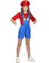 Mario Inspireret Børnekostume til Pige
