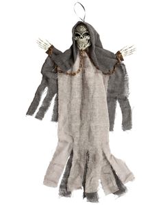 Hengende Reaper Skjelettdekorasjon - 55 cm