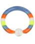 Akryl Rainbow Bold Closure Ring Piercing