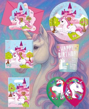 Enhjørning Festpakke 6 Personer