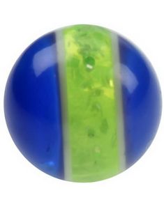 Blå og Grøn  - 5 mm Akrylkugle til 1,6 mm stang 