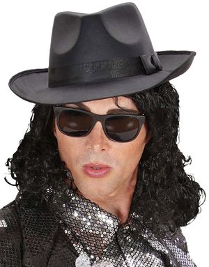 Michael Jackson Inspireret - Sort Paryk
