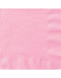 20 stk Lys Rosa Servietter 33x33 cm