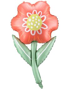 Blomst-formet Folieballong 53x96 cm